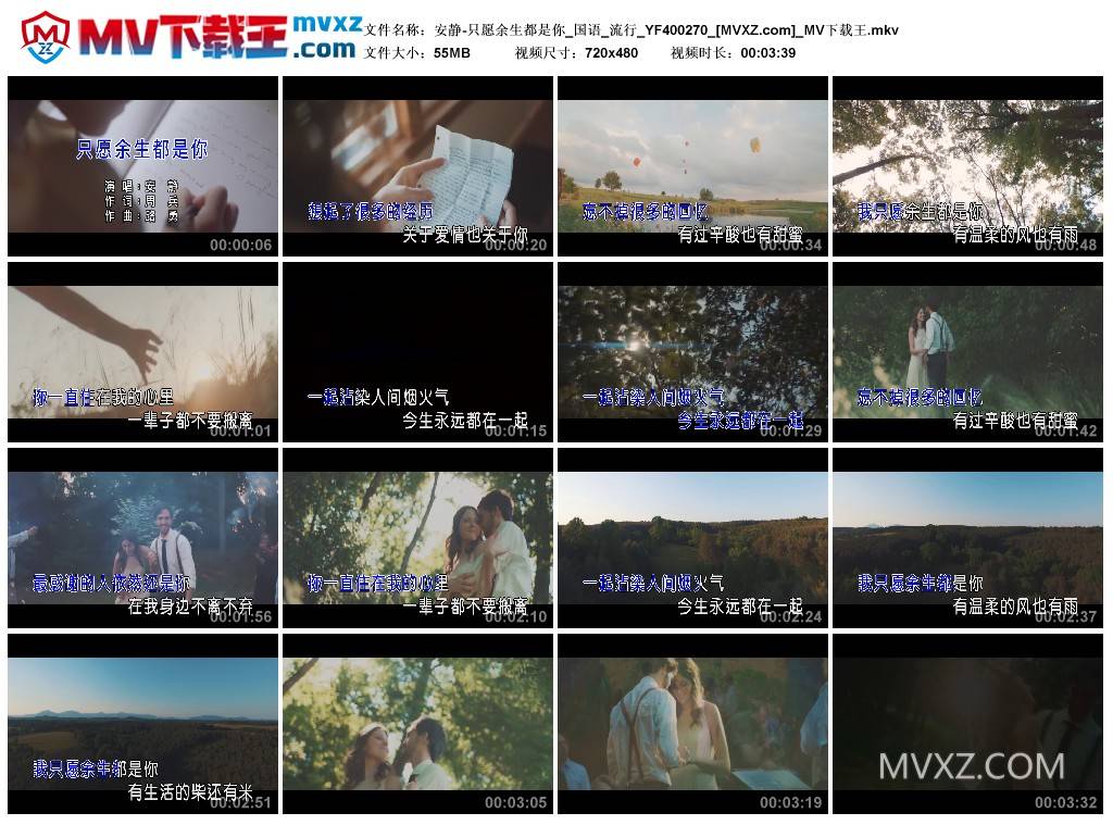 安静-只愿余生都是你_国语_流行_YF400270